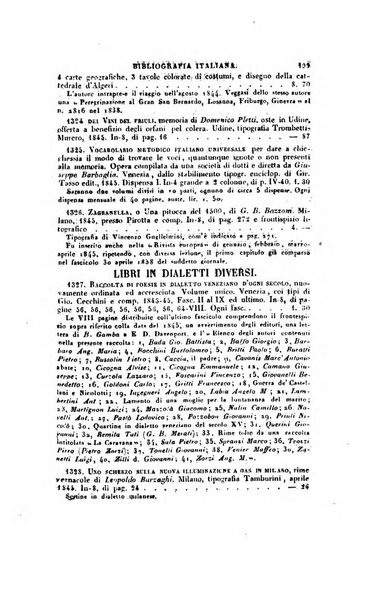 Bibliografia italiana, ossia elenco generale delle opere d'ogni specie e d'ogni lingua stampate in Italia e delle italiane pubblicate all'estero