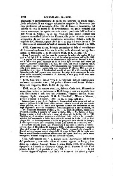 Bibliografia italiana, ossia elenco generale delle opere d'ogni specie e d'ogni lingua stampate in Italia e delle italiane pubblicate all'estero