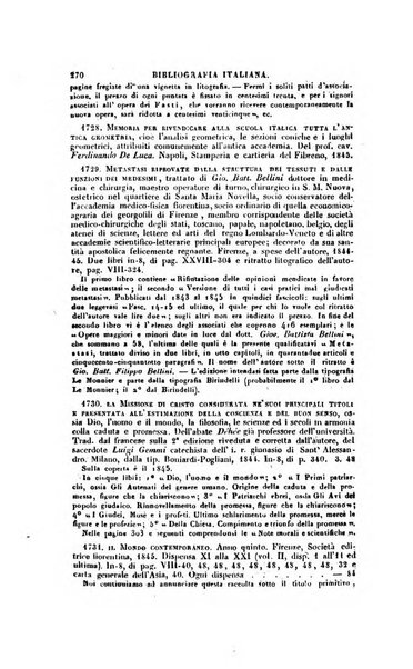 Bibliografia italiana, ossia elenco generale delle opere d'ogni specie e d'ogni lingua stampate in Italia e delle italiane pubblicate all'estero