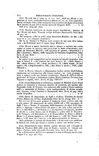 Bibliografia italiana, ossia elenco generale delle opere d'ogni specie e d'ogni lingua stampate in Italia e delle italiane pubblicate all'estero