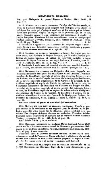 Bibliografia italiana, ossia elenco generale delle opere d'ogni specie e d'ogni lingua stampate in Italia e delle italiane pubblicate all'estero