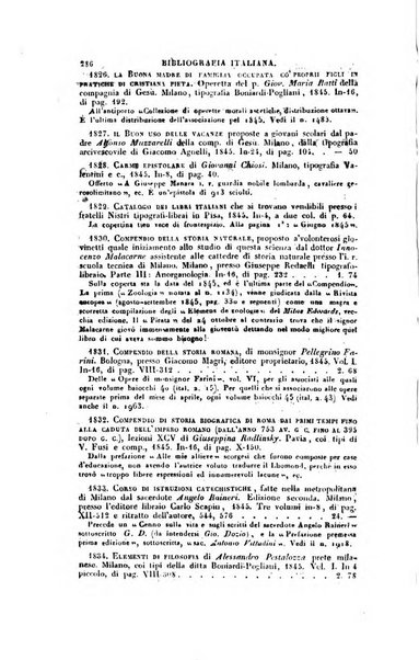 Bibliografia italiana, ossia elenco generale delle opere d'ogni specie e d'ogni lingua stampate in Italia e delle italiane pubblicate all'estero