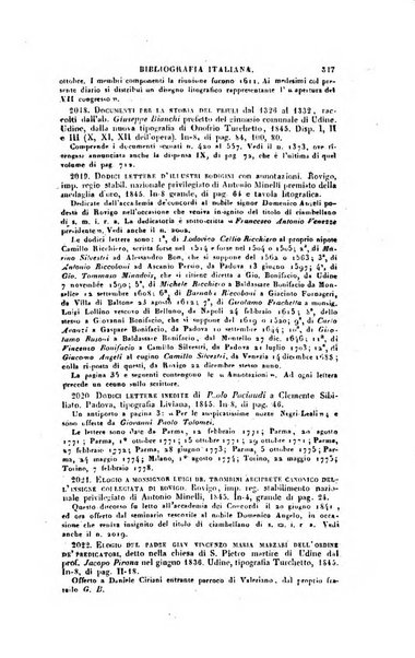 Bibliografia italiana, ossia elenco generale delle opere d'ogni specie e d'ogni lingua stampate in Italia e delle italiane pubblicate all'estero