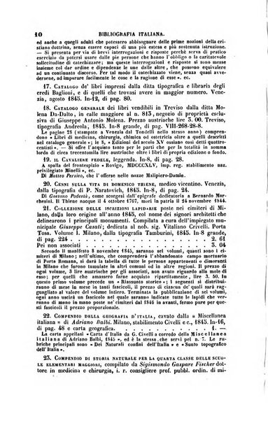 Bibliografia italiana, ossia elenco generale delle opere d'ogni specie e d'ogni lingua stampate in Italia e delle italiane pubblicate all'estero