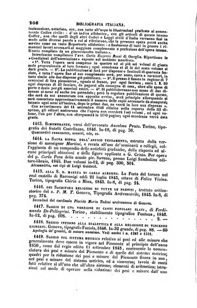 Bibliografia italiana, ossia elenco generale delle opere d'ogni specie e d'ogni lingua stampate in Italia e delle italiane pubblicate all'estero