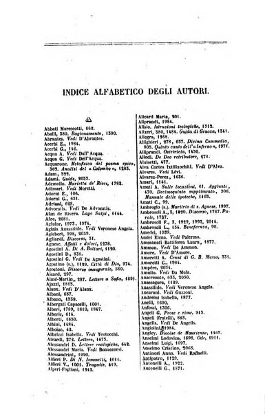 Bibliografia italiana, ossia elenco generale delle opere d'ogni specie e d'ogni lingua stampate in Italia e delle italiane pubblicate all'estero