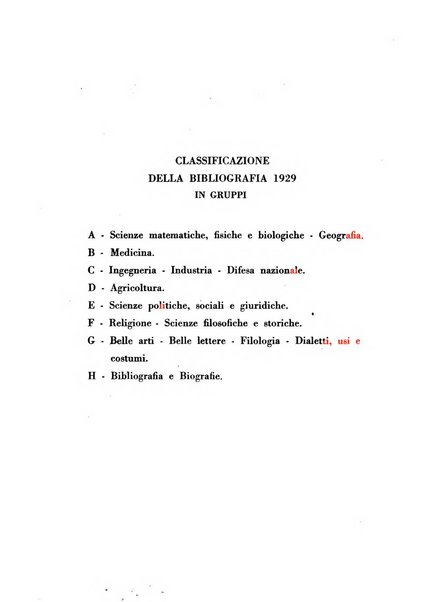 Bibliografia italiana. Gruppo D, Agricoltura