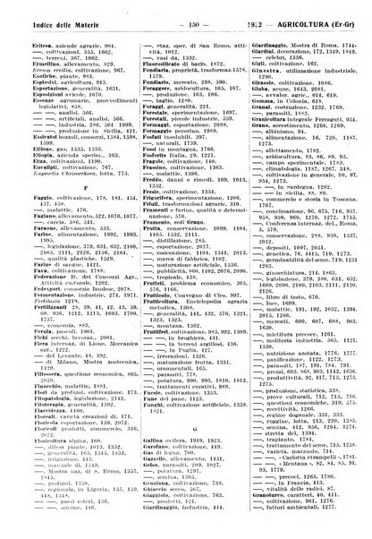 Bibliografia italiana. Gruppo D, Agricoltura