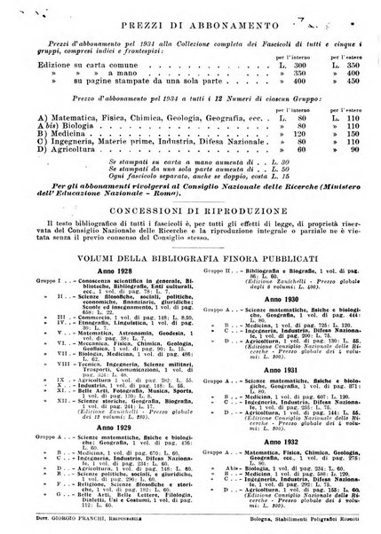 Bibliografia italiana. Gruppo D, Agricoltura