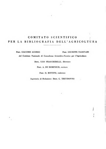 Bibliografia italiana. Gruppo D, Agricoltura