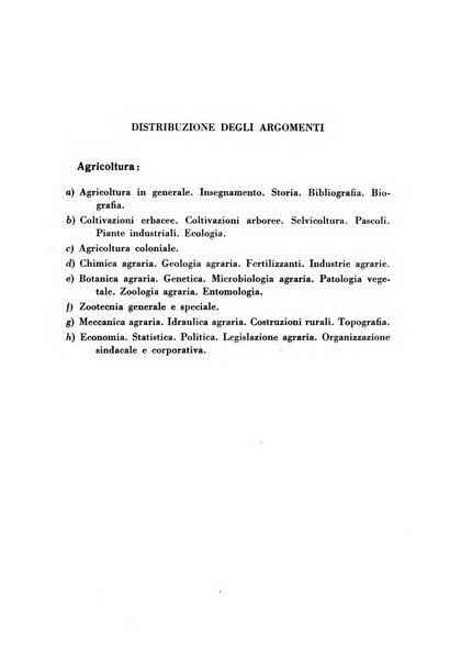 Bibliografia italiana. Gruppo D, Agricoltura