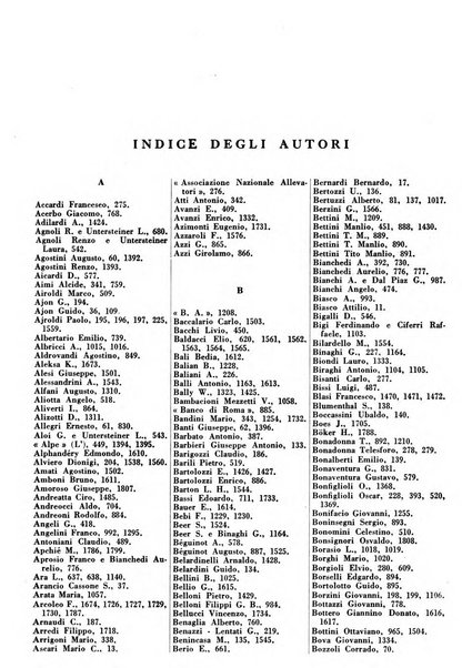 Bibliografia italiana. Gruppo D, Agricoltura