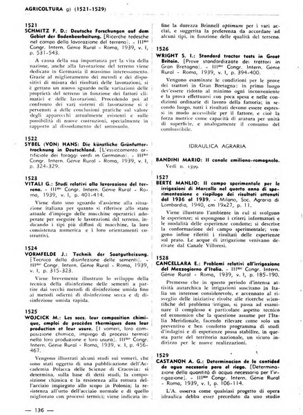 Bibliografia italiana. Gruppo D, Agricoltura