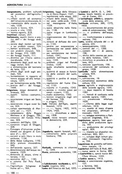 Bibliografia italiana. Gruppo D, Agricoltura