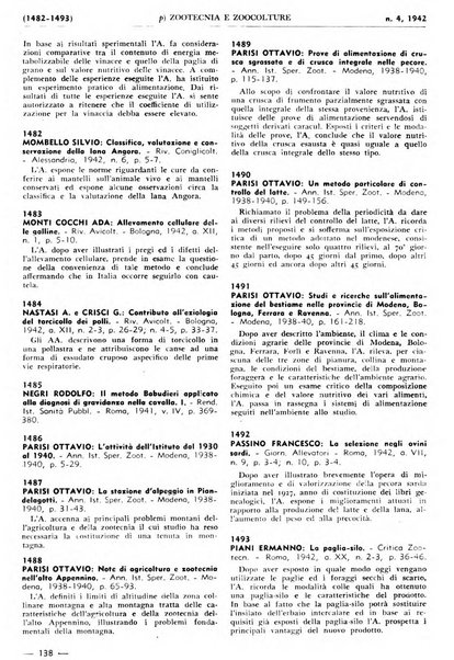 Bibliografia italiana. Gruppo D, Agricoltura