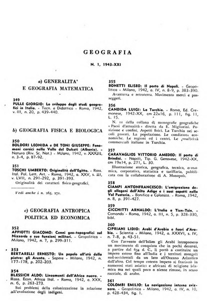 Bibliografia italiana. Gruppo D, Agricoltura