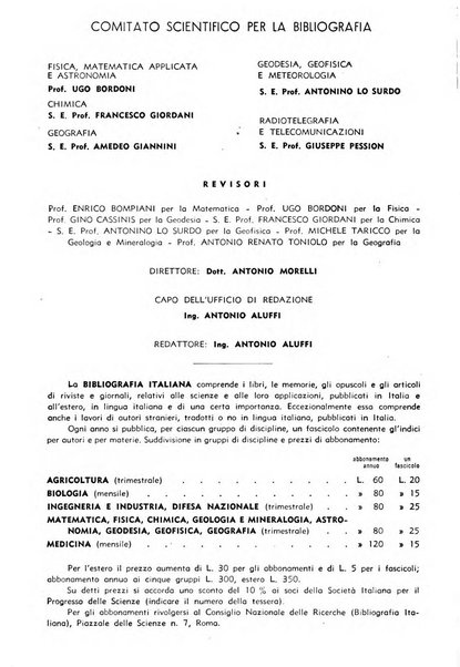 Bibliografia italiana. Gruppo D, Agricoltura