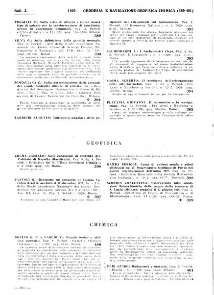 Bibliografia italiana. Gruppo A, Scienze matematiche, fisiche e biologiche, geografia