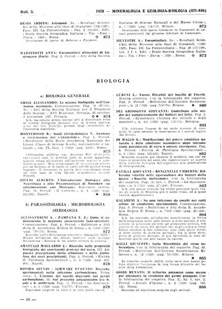 Bibliografia italiana. Gruppo A, Scienze matematiche, fisiche e biologiche, geografia