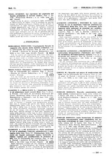 Bibliografia italiana. Gruppo A, Scienze matematiche, fisiche e biologiche, geografia