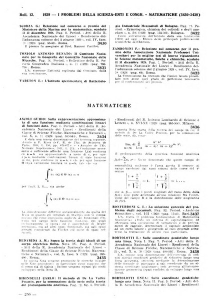 Bibliografia italiana. Gruppo A, Scienze matematiche, fisiche e biologiche, geografia