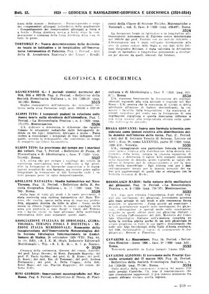 Bibliografia italiana. Gruppo A, Scienze matematiche, fisiche e biologiche, geografia