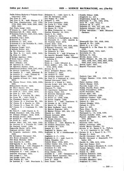 Bibliografia italiana. Gruppo A, Scienze matematiche, fisiche e biologiche, geografia