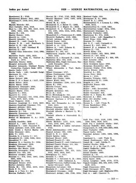 Bibliografia italiana. Gruppo A, Scienze matematiche, fisiche e biologiche, geografia