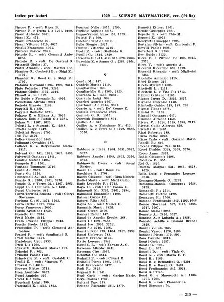 Bibliografia italiana. Gruppo A, Scienze matematiche, fisiche e biologiche, geografia