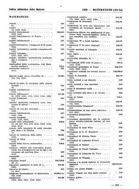 Bibliografia italiana. Gruppo A, Scienze matematiche, fisiche e biologiche, geografia