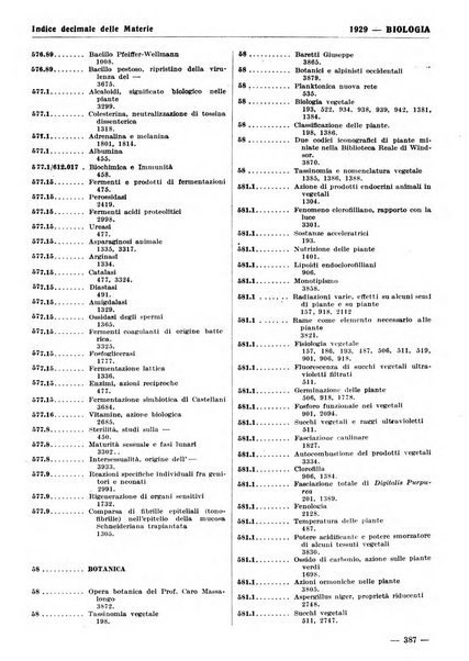 Bibliografia italiana. Gruppo A, Scienze matematiche, fisiche e biologiche, geografia