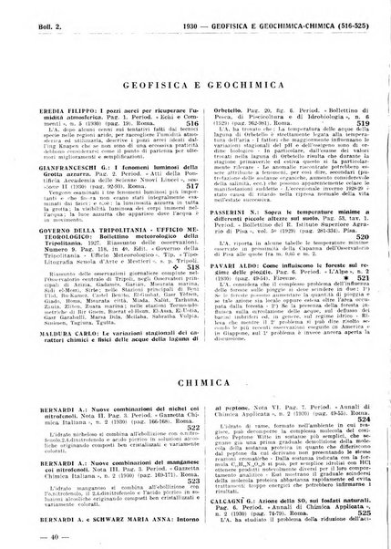 Bibliografia italiana. Gruppo A, Scienze matematiche, fisiche e biologiche, geografia