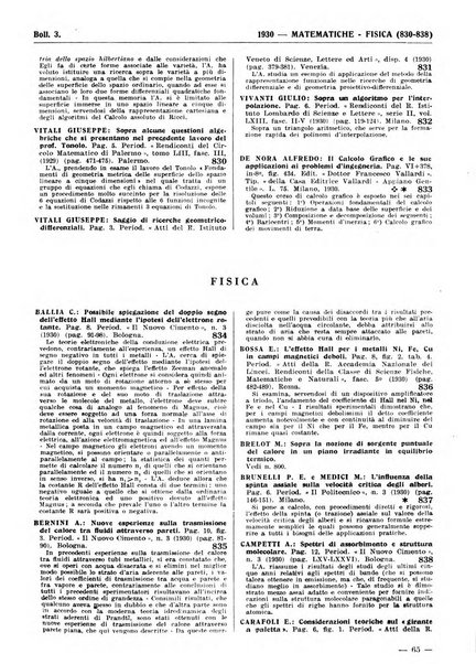 Bibliografia italiana. Gruppo A, Scienze matematiche, fisiche e biologiche, geografia