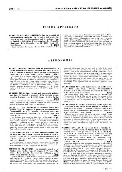 Bibliografia italiana. Gruppo A, Scienze matematiche, fisiche e biologiche, geografia