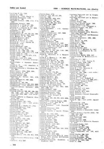 Bibliografia italiana. Gruppo A, Scienze matematiche, fisiche e biologiche, geografia