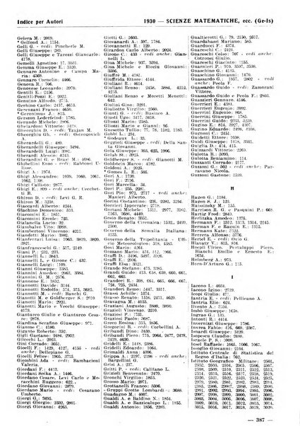 Bibliografia italiana. Gruppo A, Scienze matematiche, fisiche e biologiche, geografia