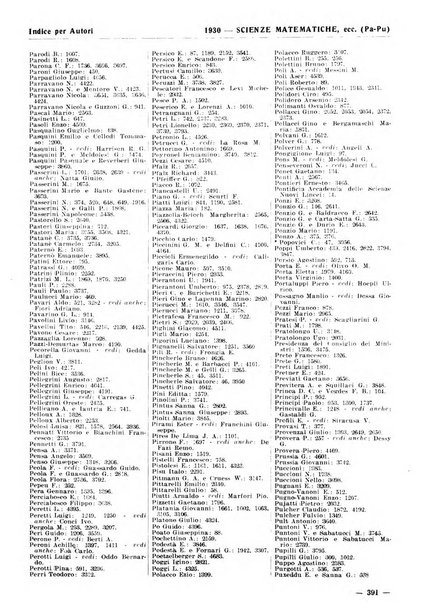 Bibliografia italiana. Gruppo A, Scienze matematiche, fisiche e biologiche, geografia