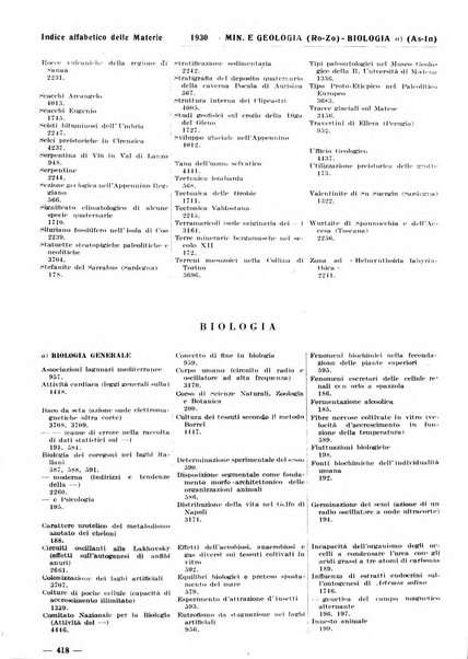 Bibliografia italiana. Gruppo A, Scienze matematiche, fisiche e biologiche, geografia