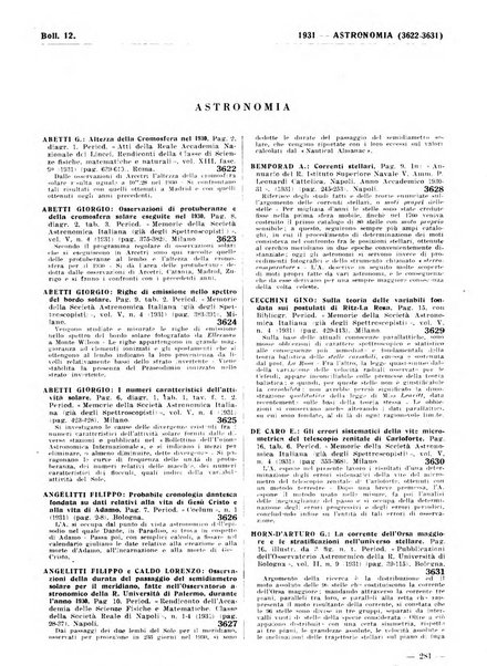 Bibliografia italiana. Gruppo A, Scienze matematiche, fisiche e biologiche, geografia