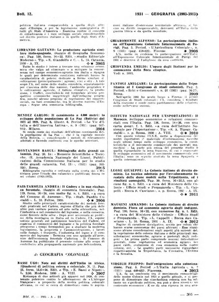 Bibliografia italiana. Gruppo A, Scienze matematiche, fisiche e biologiche, geografia