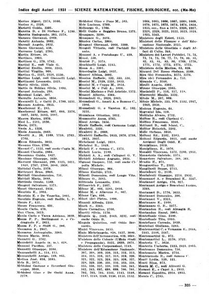 Bibliografia italiana. Gruppo A, Scienze matematiche, fisiche e biologiche, geografia