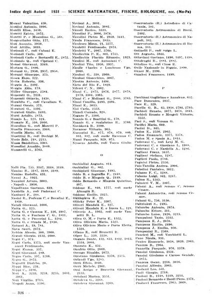 Bibliografia italiana. Gruppo A, Scienze matematiche, fisiche e biologiche, geografia