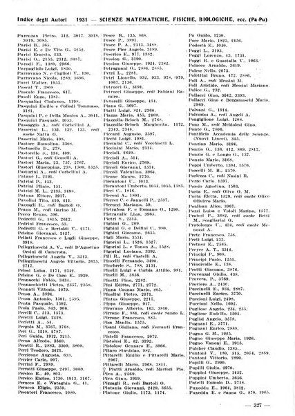 Bibliografia italiana. Gruppo A, Scienze matematiche, fisiche e biologiche, geografia