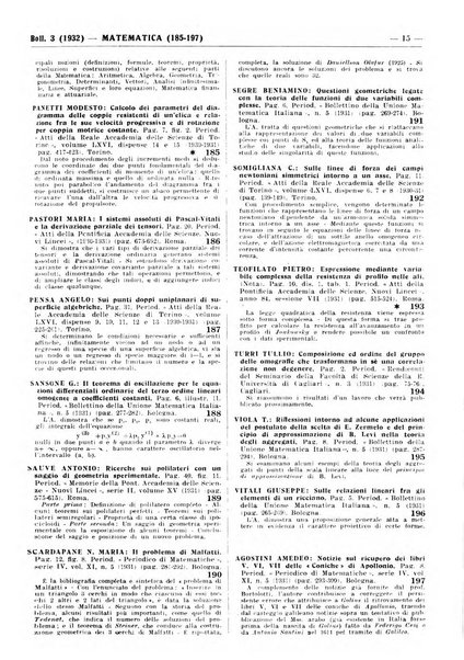 Bibliografia italiana. Gruppo A, Scienze matematiche, fisiche e biologiche, geografia