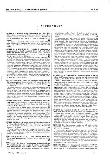 Bibliografia italiana. Gruppo A, Scienze matematiche, fisiche e biologiche, geografia