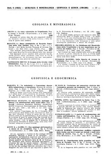 Bibliografia italiana. Gruppo A, Scienze matematiche, fisiche e biologiche, geografia