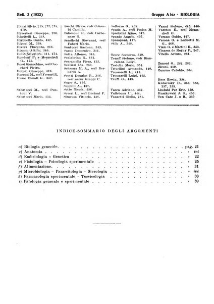 Bibliografia italiana. Gruppo A, Scienze matematiche, fisiche e biologiche, geografia