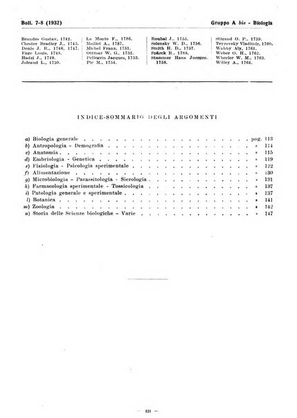 Bibliografia italiana. Gruppo A, Scienze matematiche, fisiche e biologiche, geografia