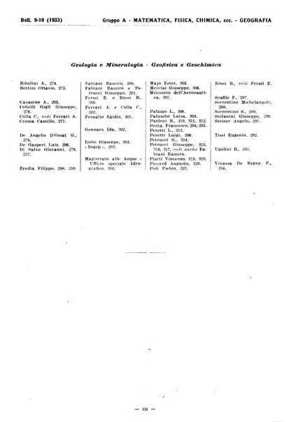 Bibliografia italiana. Gruppo A, Scienze matematiche, fisiche e biologiche, geografia