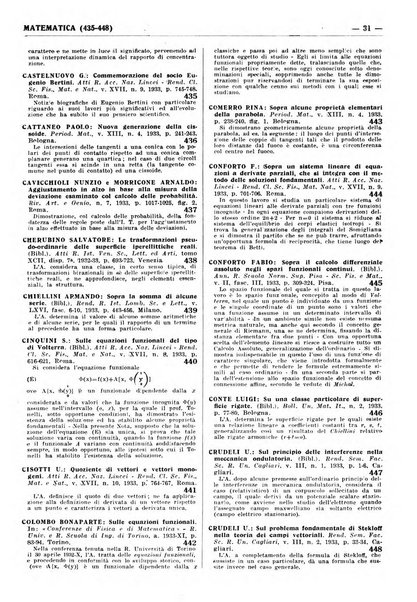 Bibliografia italiana. Gruppo A, Scienze matematiche, fisiche e biologiche, geografia